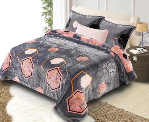 Poland Warm Bedsheet for Winter with Pillow Covers by Florida